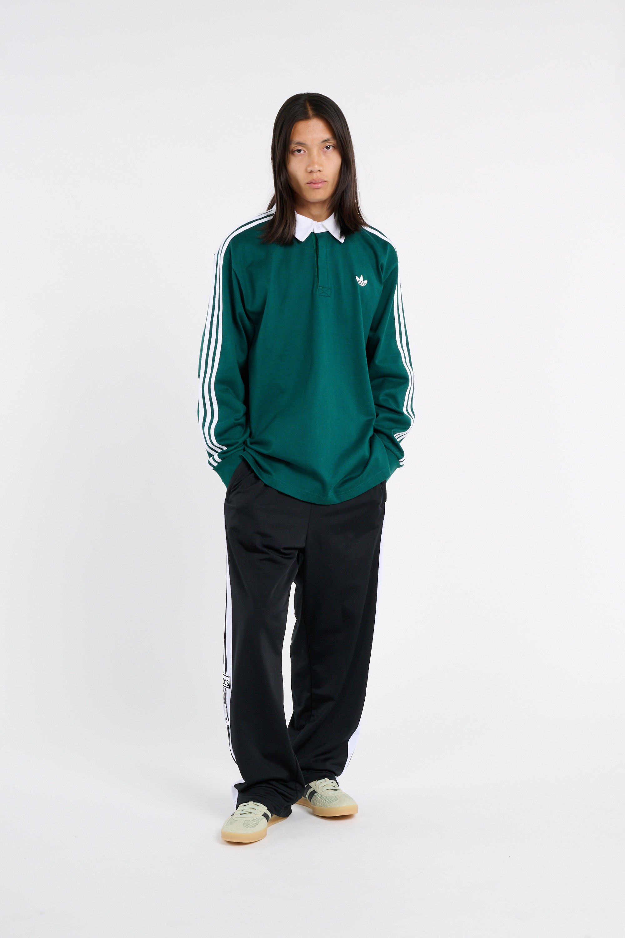 Cotton polo shirt ADIDAS Green