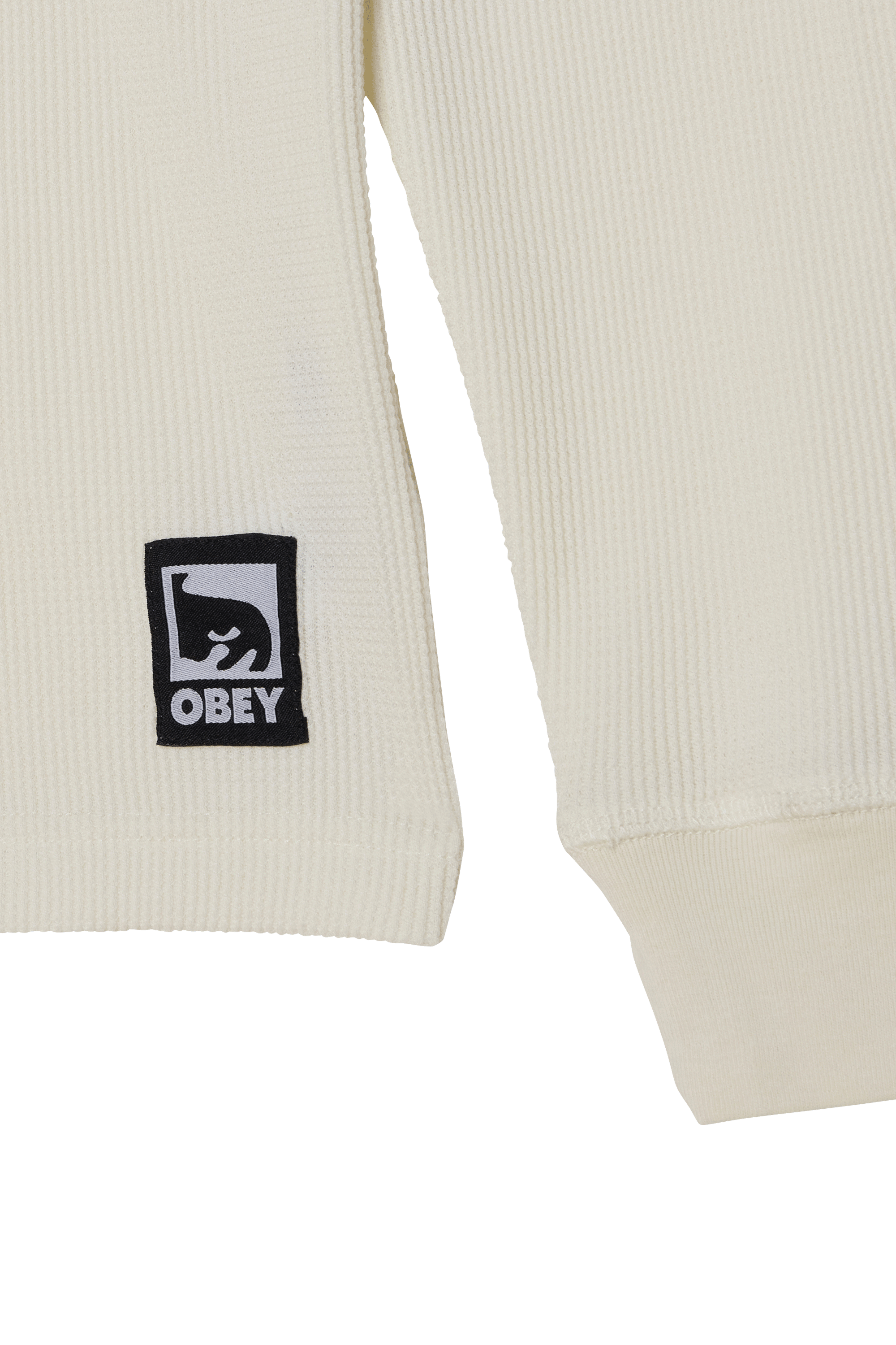 Regular-fit round-neck cotton T-shirt | Beige OBEY Men