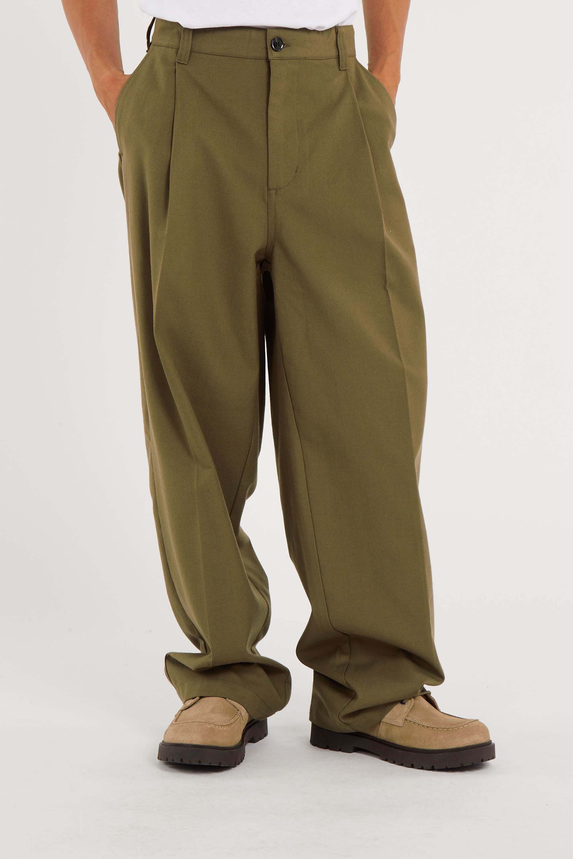 Wide-leg pants | Khaki OBEY Men