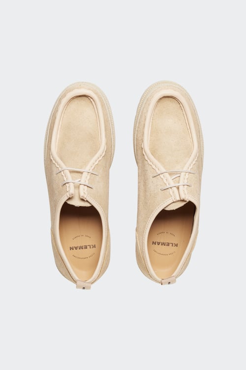 KLEMAN derbies Beige