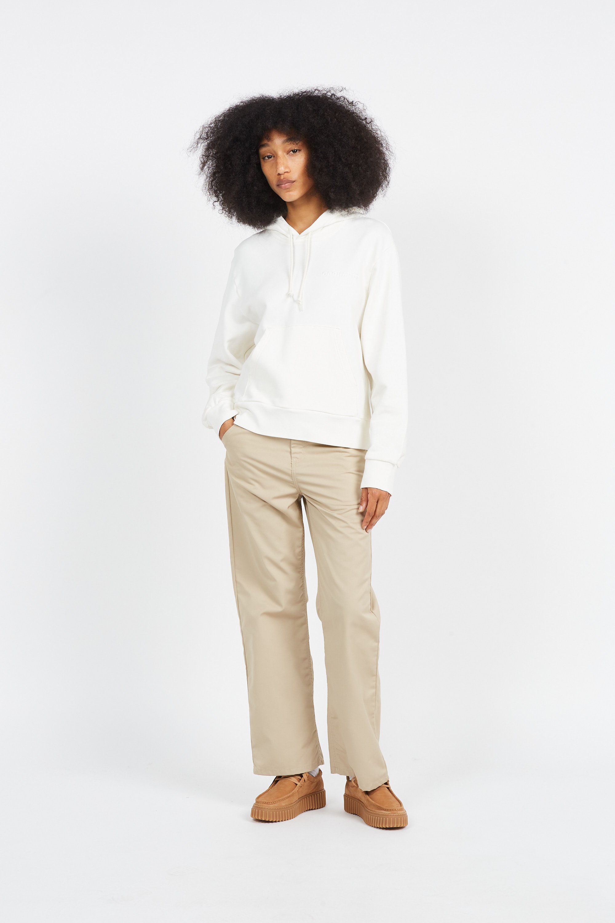 Pantalon carhartt femme discount beige