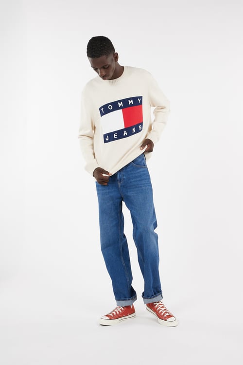 TOMMY JEANS sweatshirt White