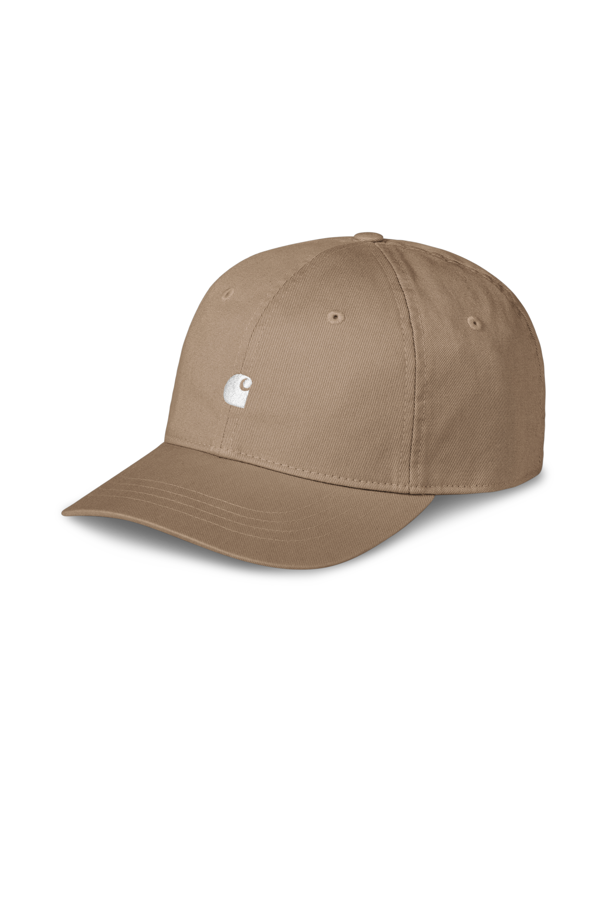 Baseball cap Madison Logo Cap Leather / white