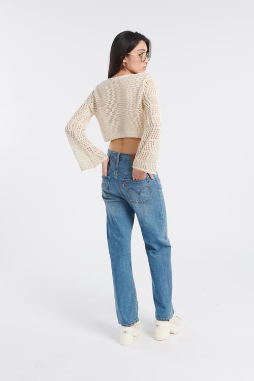 LEVI'S JEAN RIBCAGE STRAIGHT Bleu