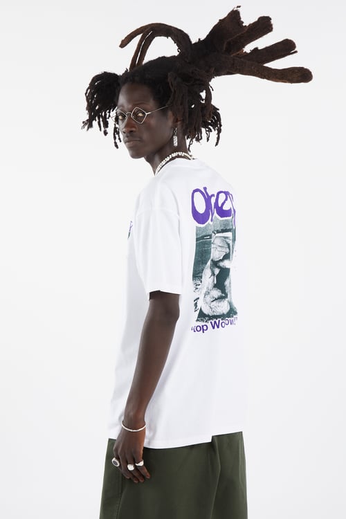 OBEY T-shirt Blanc