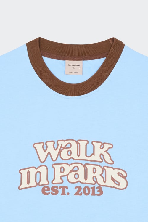 WALK IN PARIS T-shirt Bleu