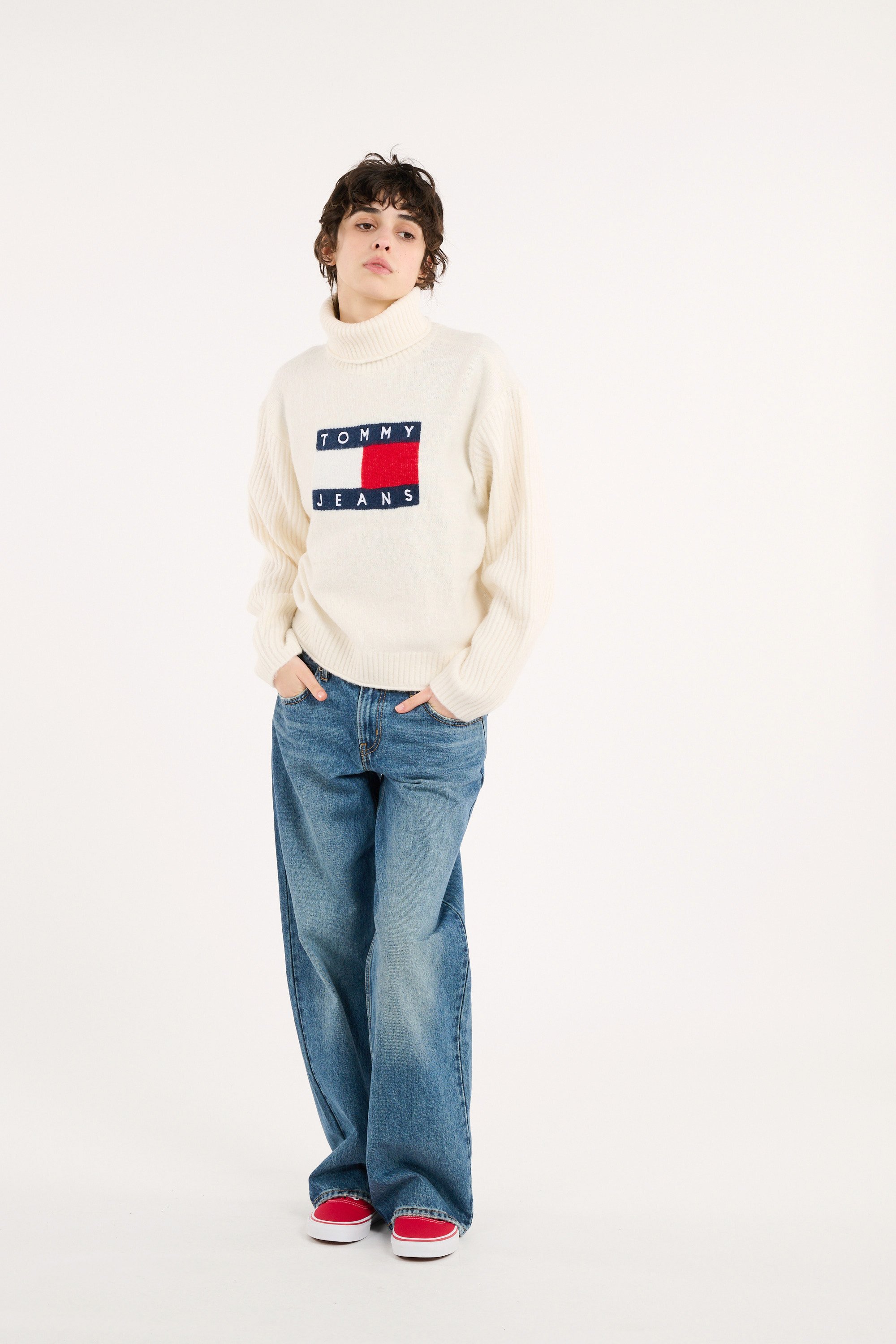 Pull TOMMY JEANS Beige