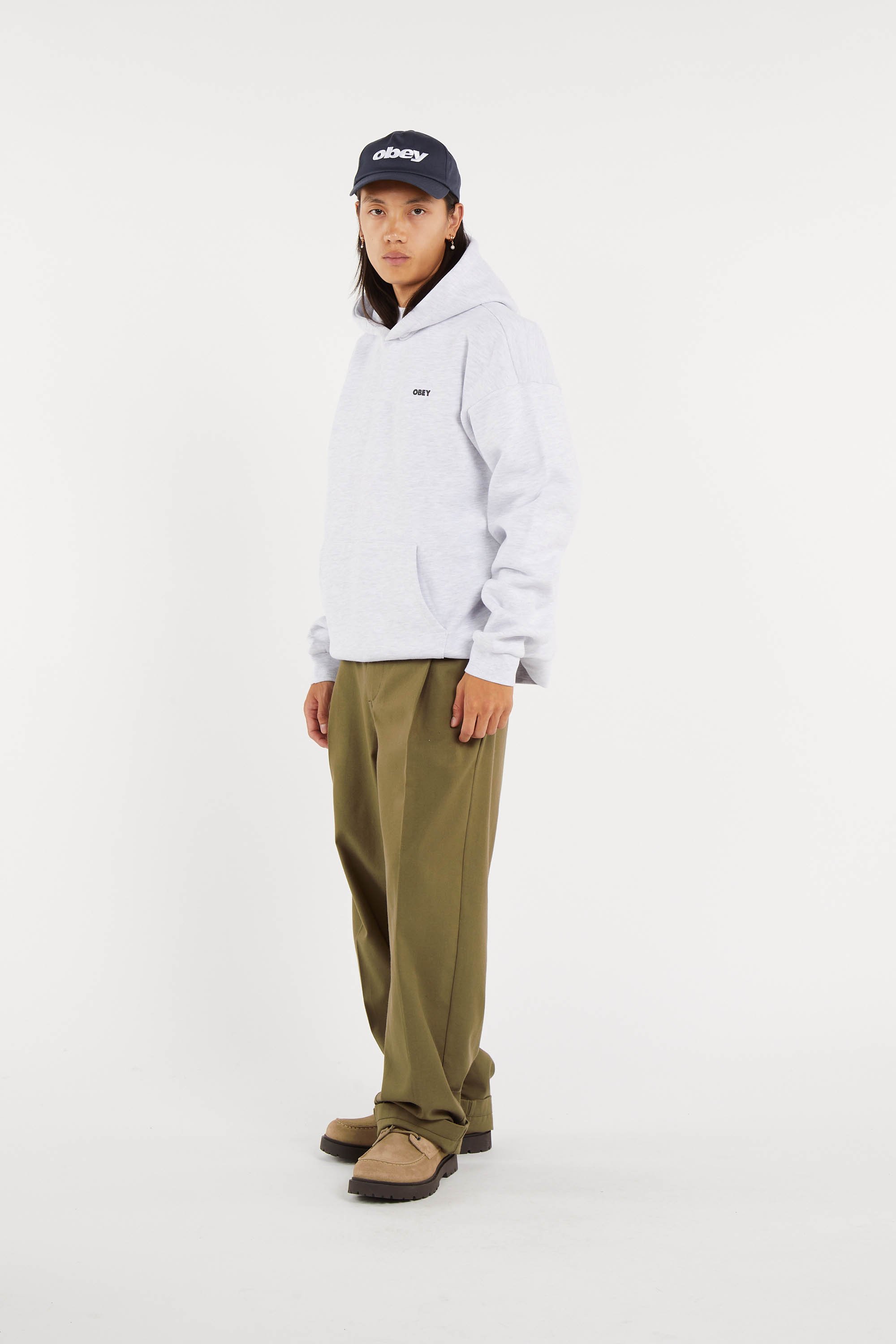 Tommy badge sweatshirt OBEY Grey