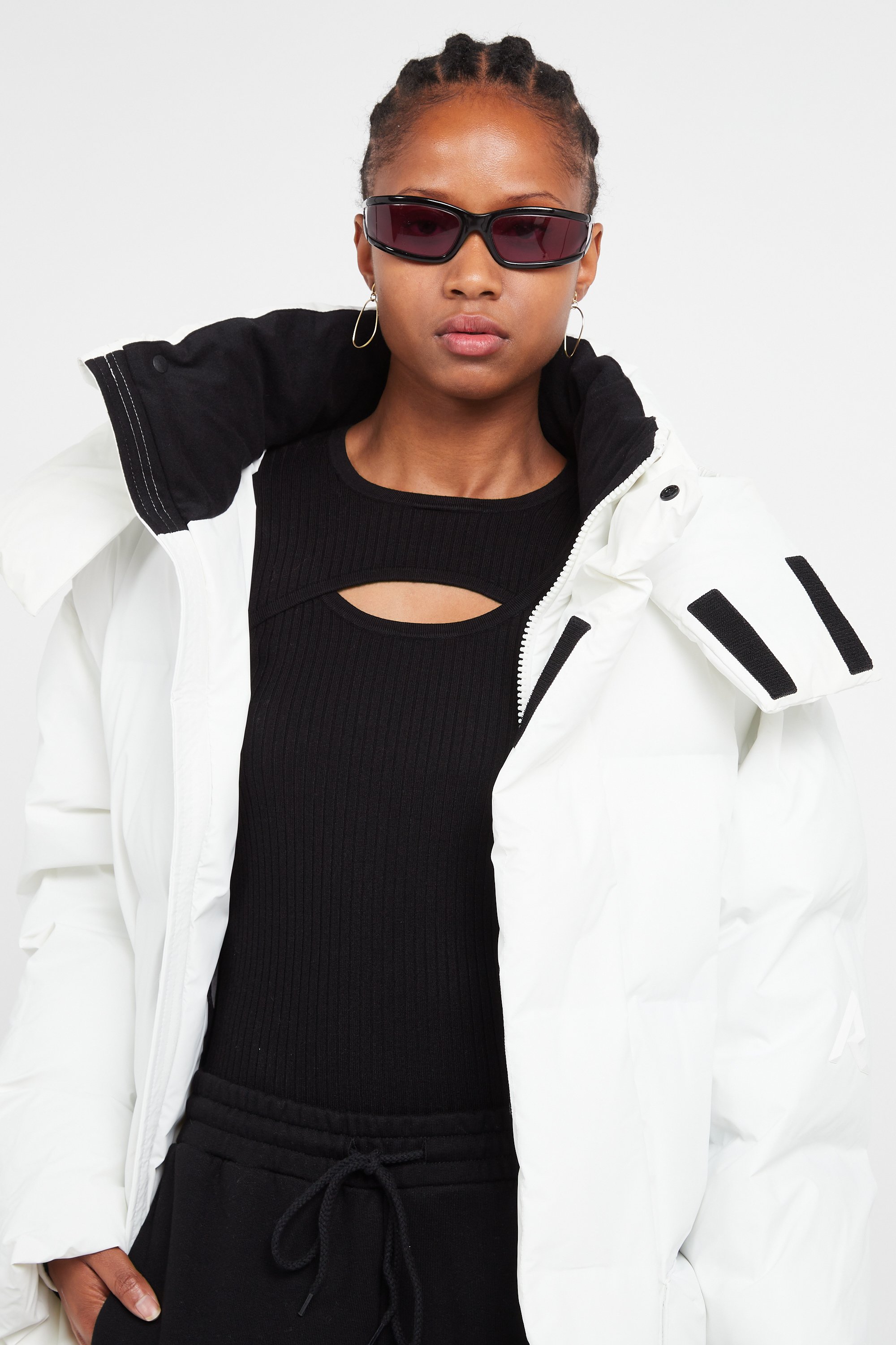 Puffer Jacket | White by RAINS Puffer Jacket White