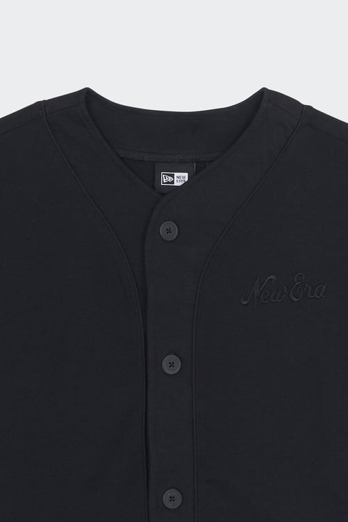 NEW ERA Chemise de baseball Noir