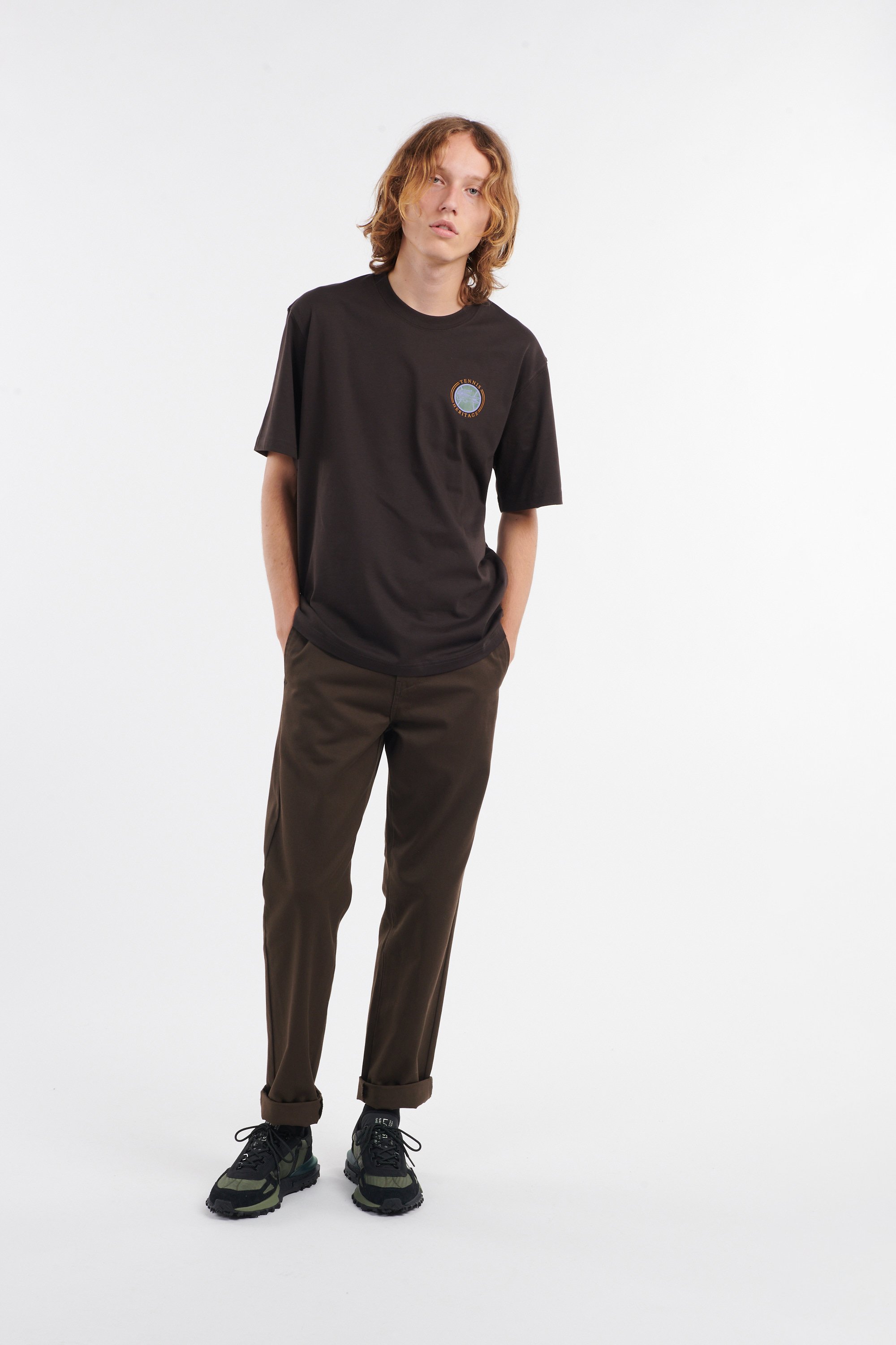 T-shirt | Marron by LACOSTE T-shirt Marron