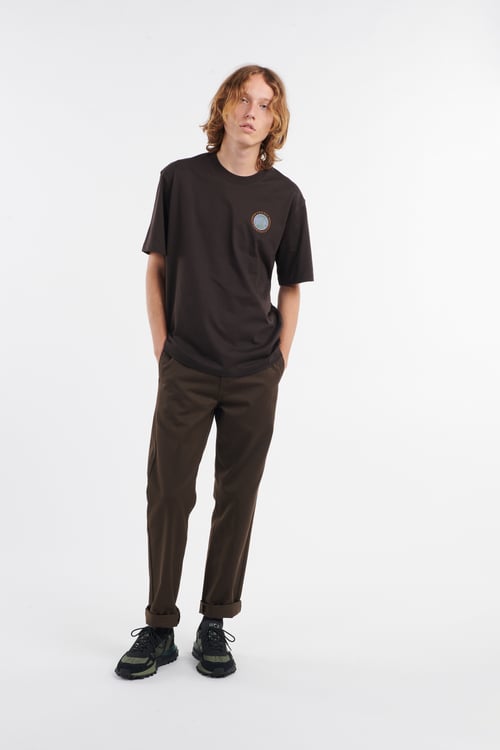 LACOSTE T-shirt Marron