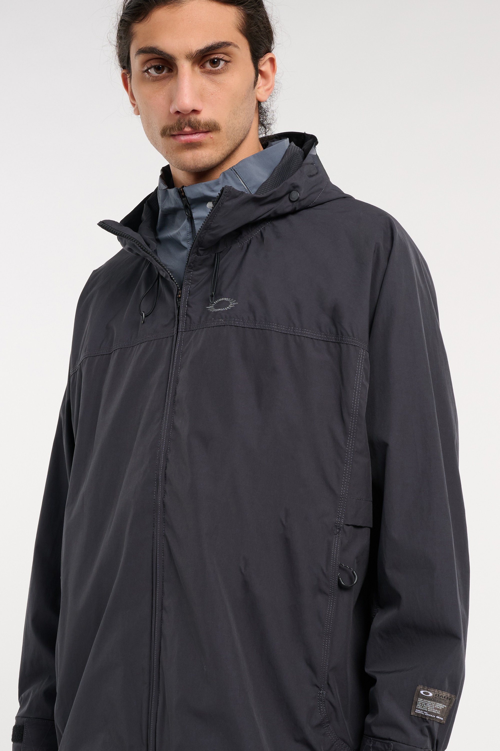Veste droite à capuche unie | Noir OAKLEY Homme