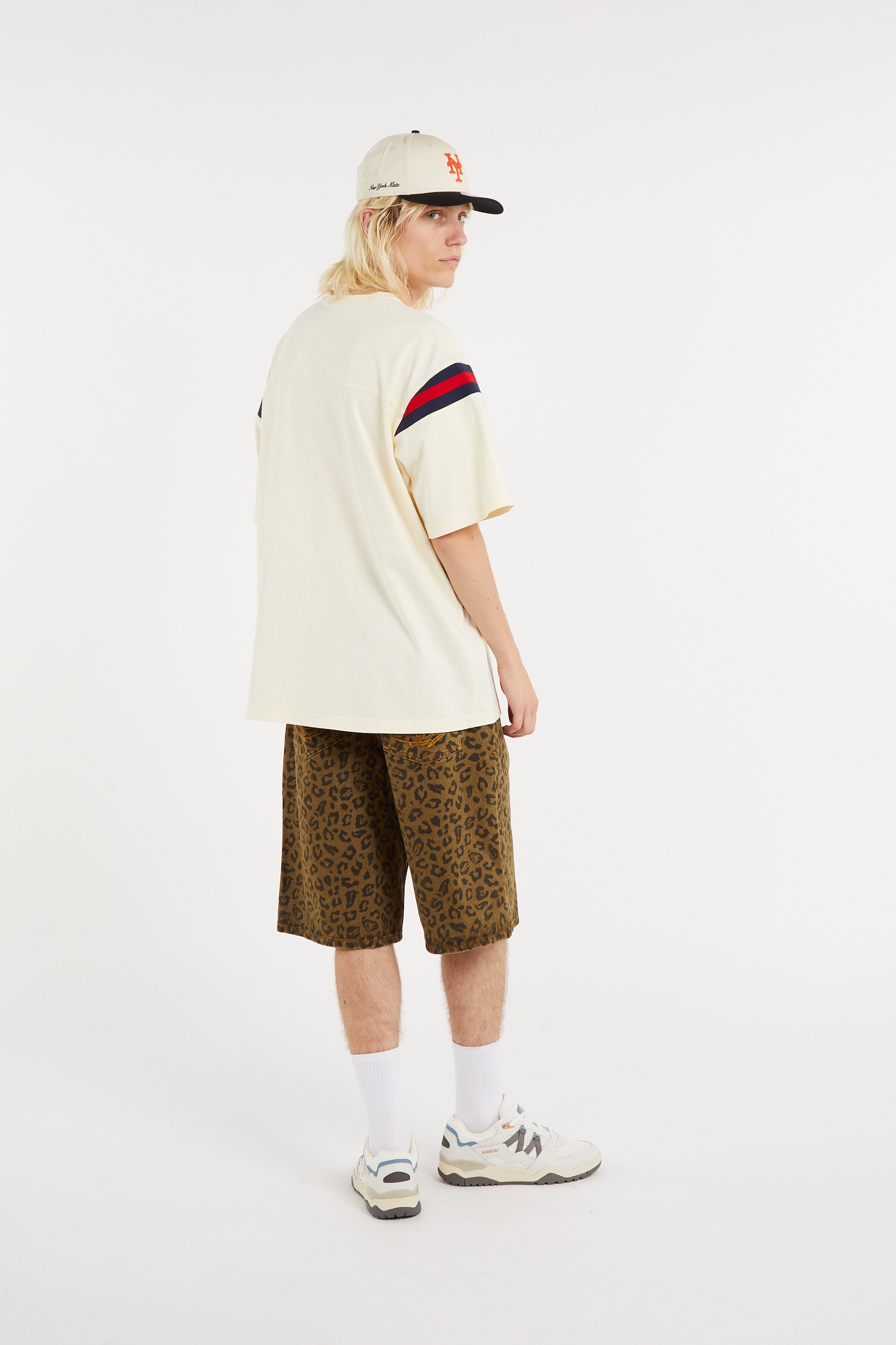 Regular-fit round-neck cotton T-shirt | Beige BILLIONAIRE BOYS CLUB Men