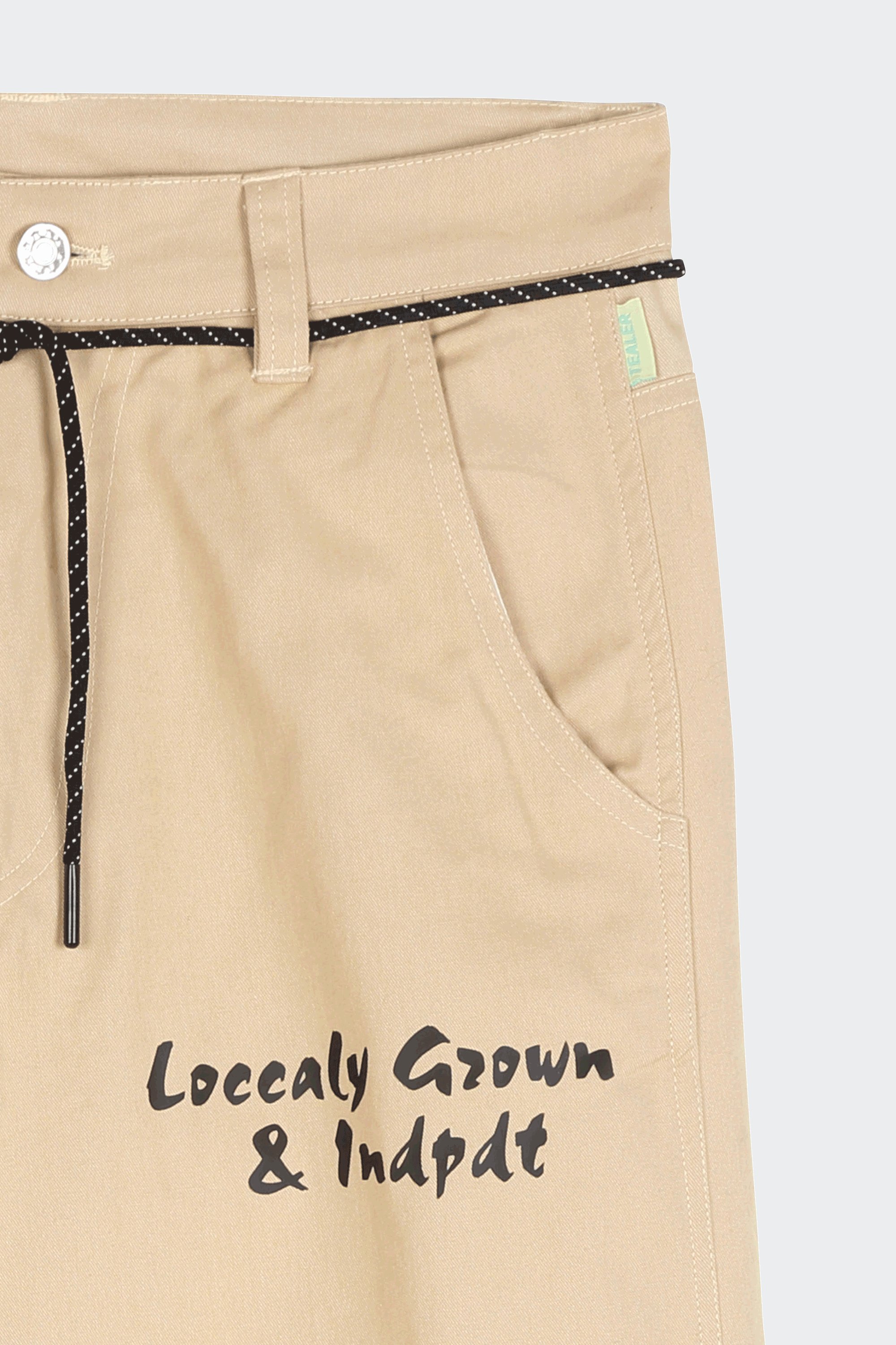 Trousers | Beige by TEALER Trousers Beige