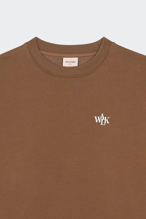 WALK IN PARIS Sweatshirt Marron
