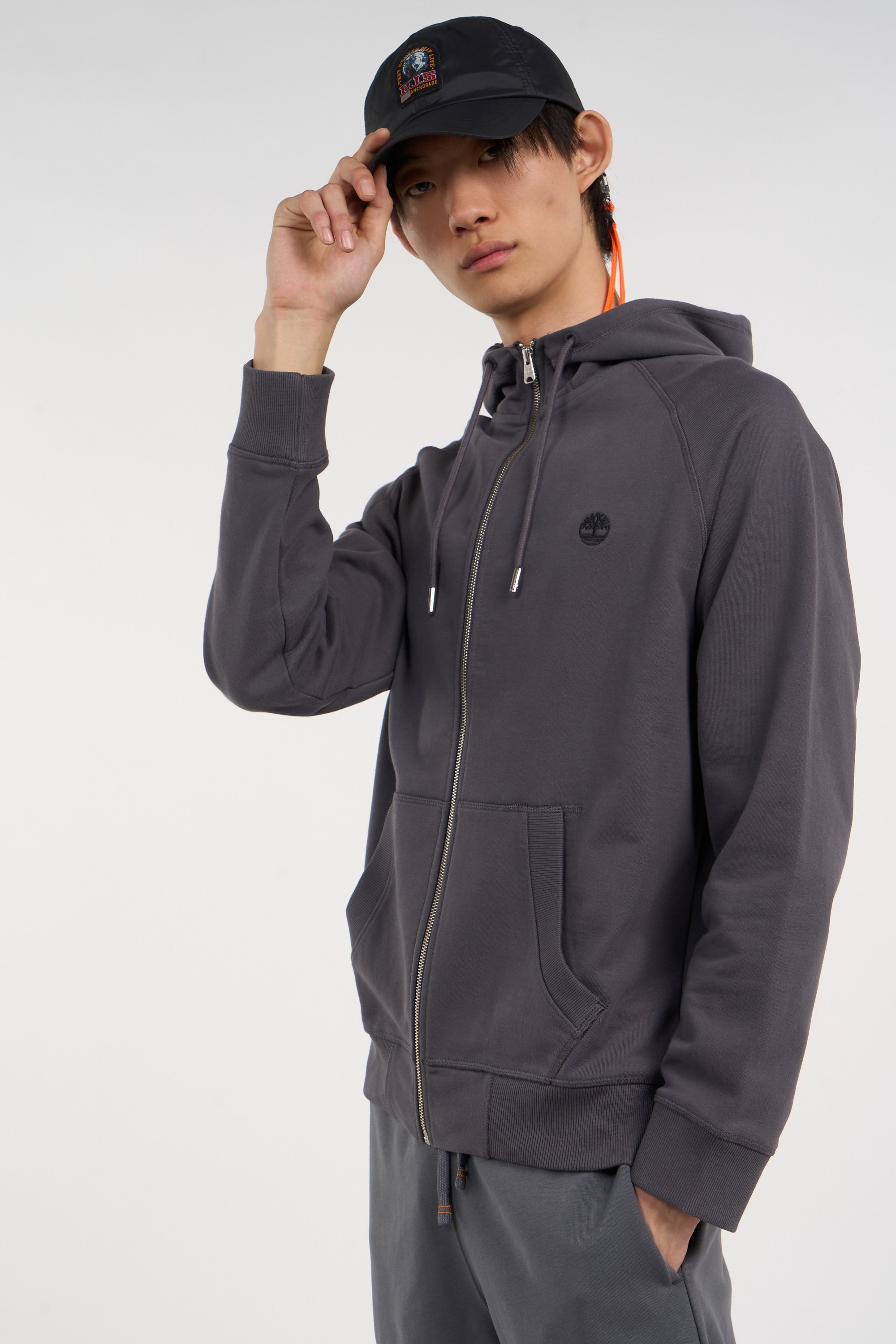 Hoodie zippée Noir