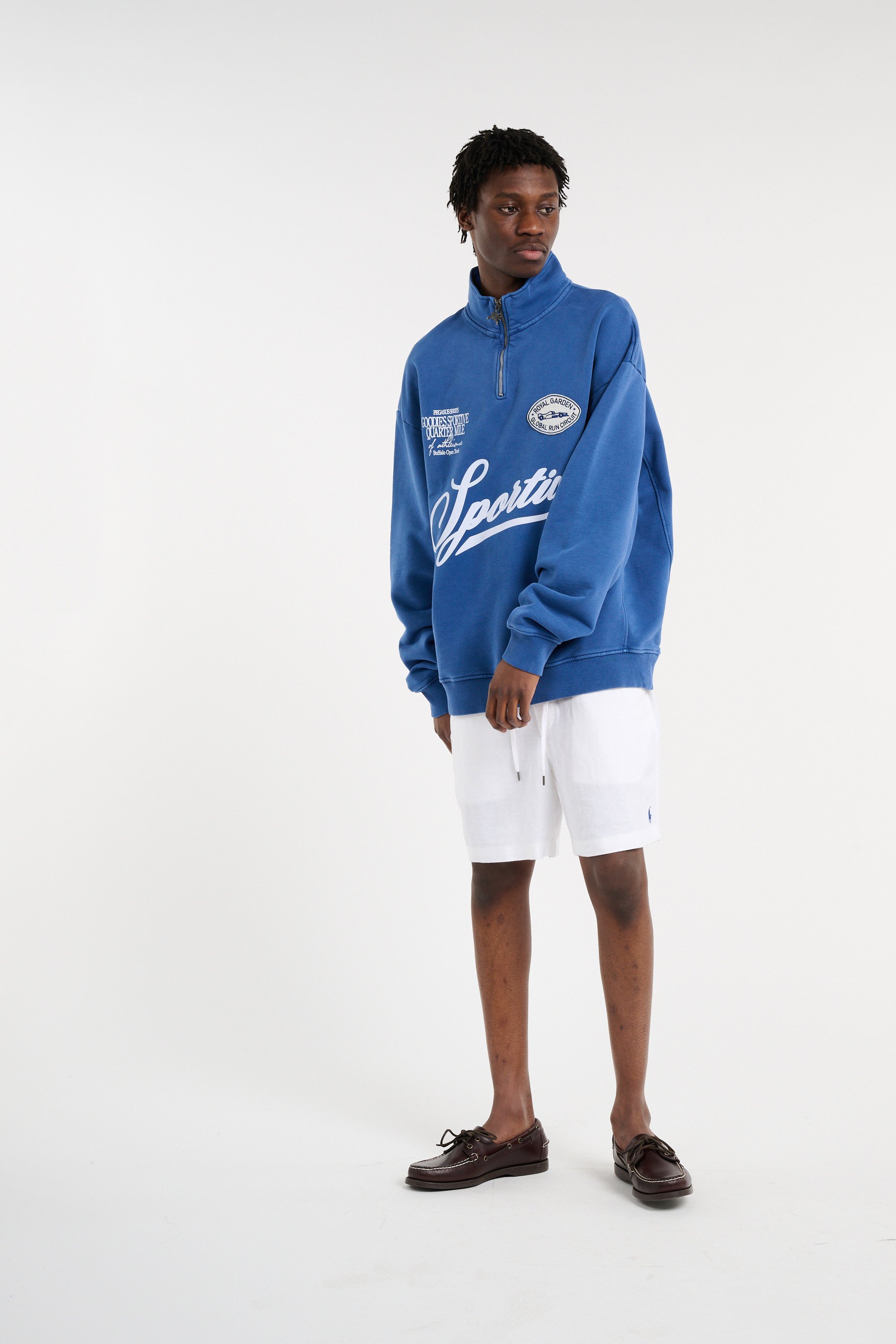 Sweatshirt GOODIES SPORTIVE Bleu