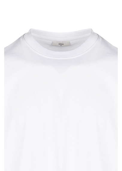 MINIMUM Tee-shirt col rond regular-fit en coton Blanc