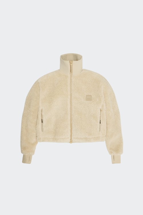 RAINS Fleece Beige
