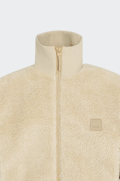 RAINS Fleece Beige