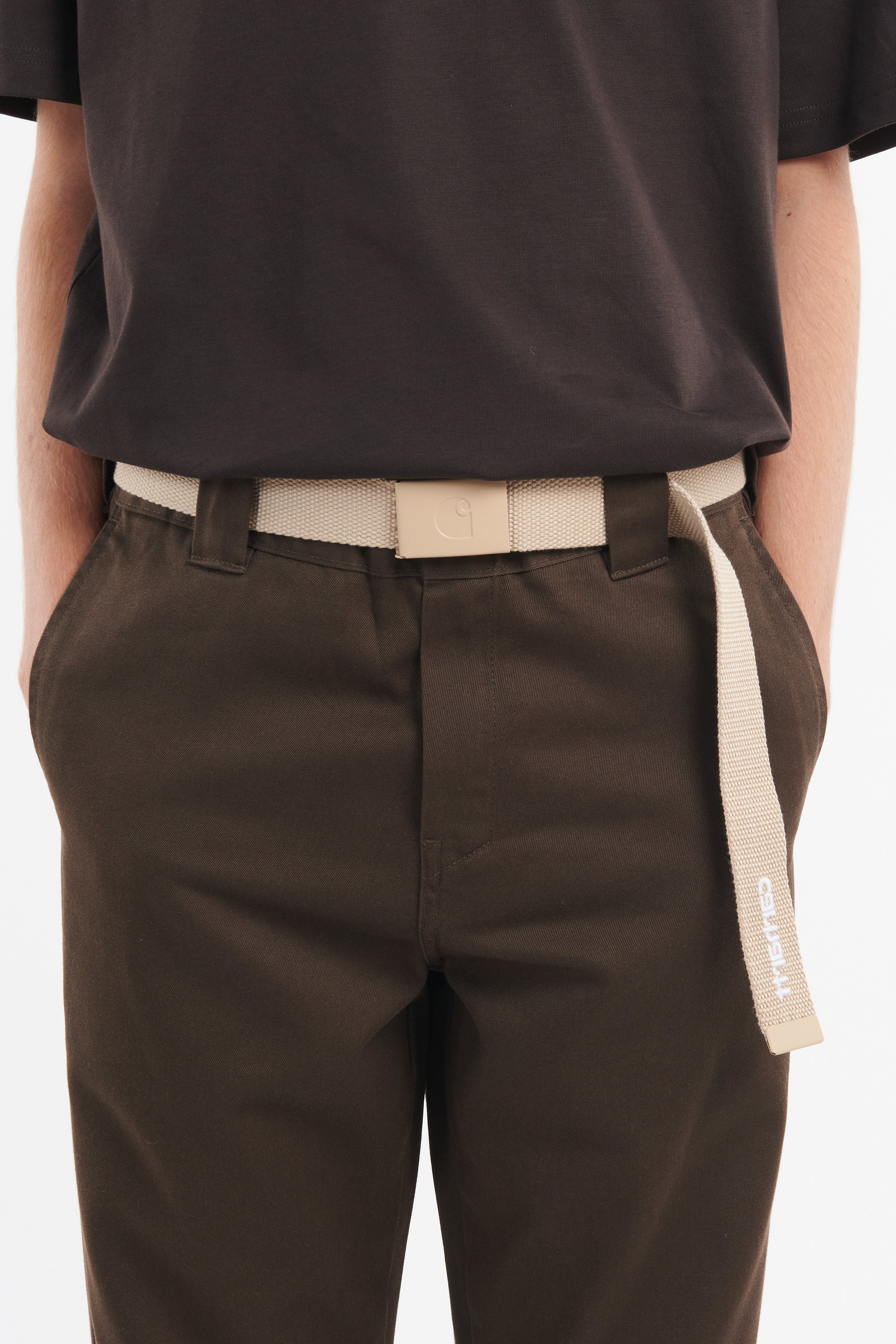 Belt | Beige by CARHARTT WIP Belt Beige