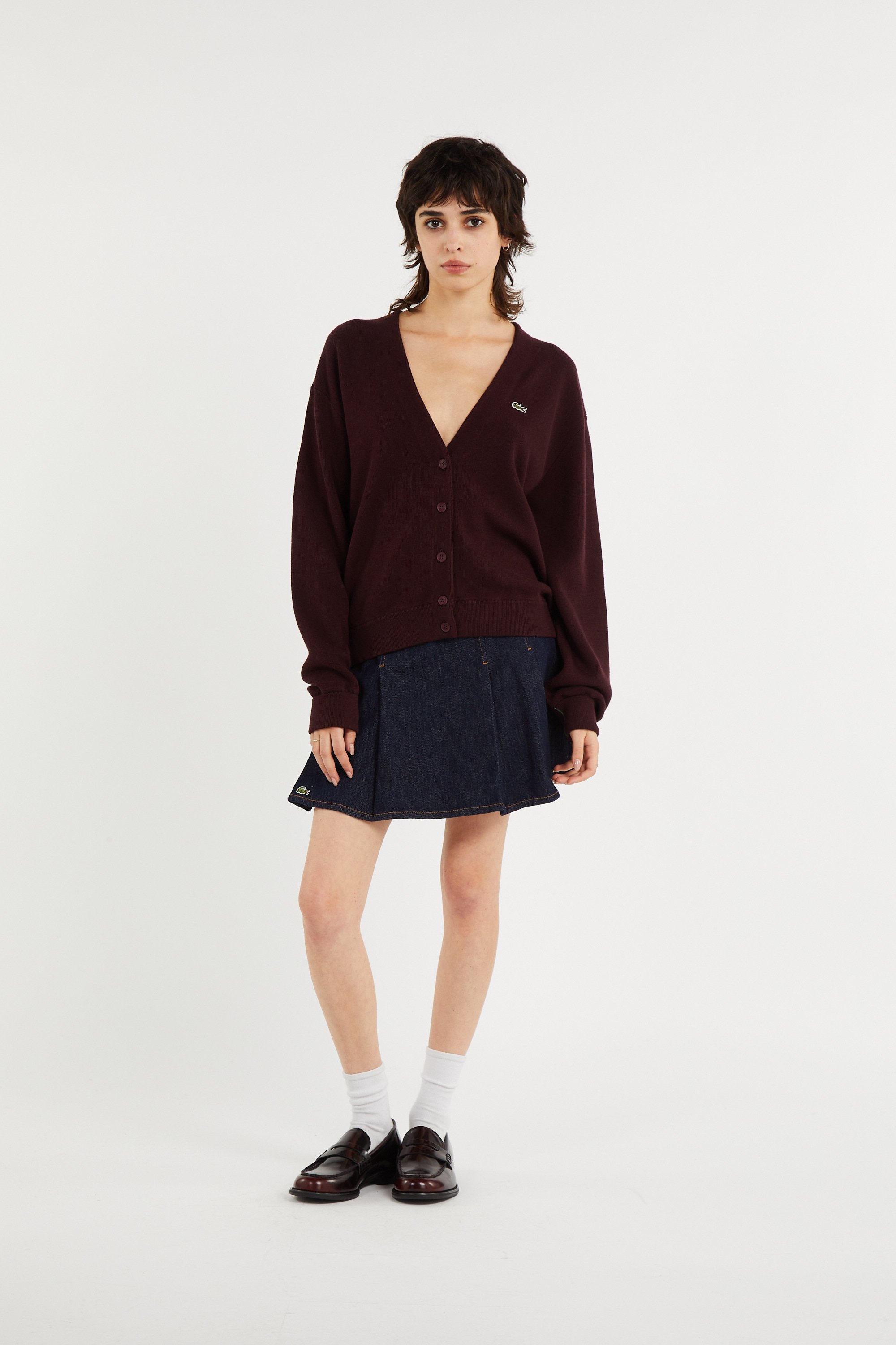 Gilet  LACOSTE Rouge