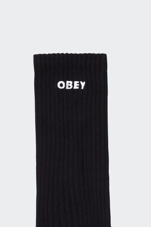 OBEY Chaussettes Noir