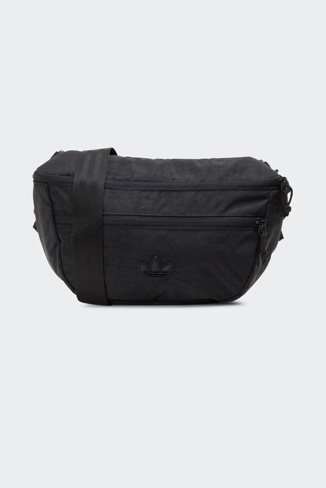 Adidas black bum bag hotsell