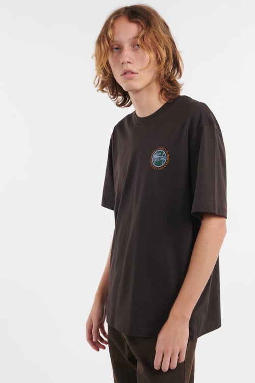 LACOSTE T-shirt Marron
