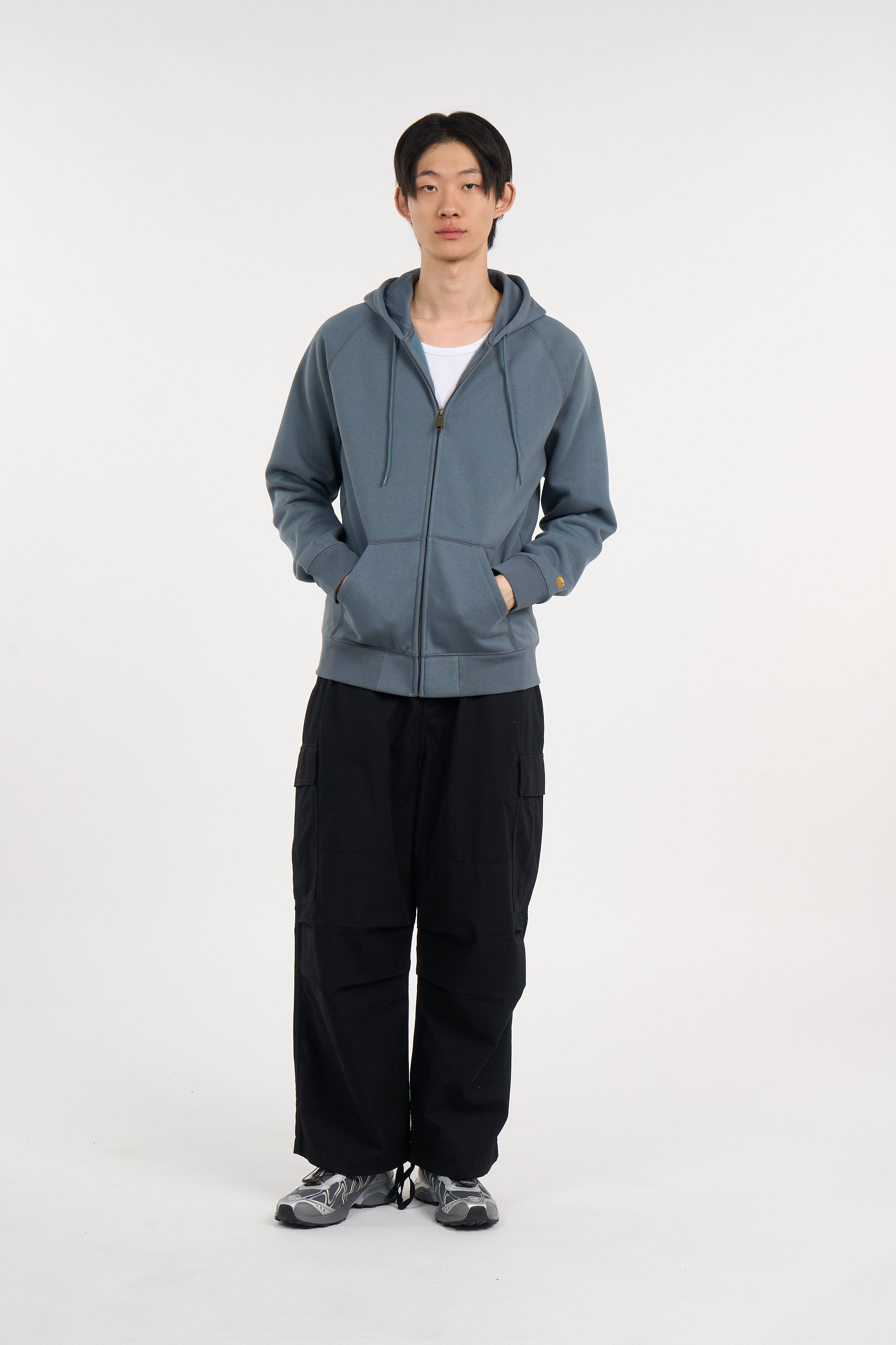 Hoodie zippé CARHARTT WIP Bleu