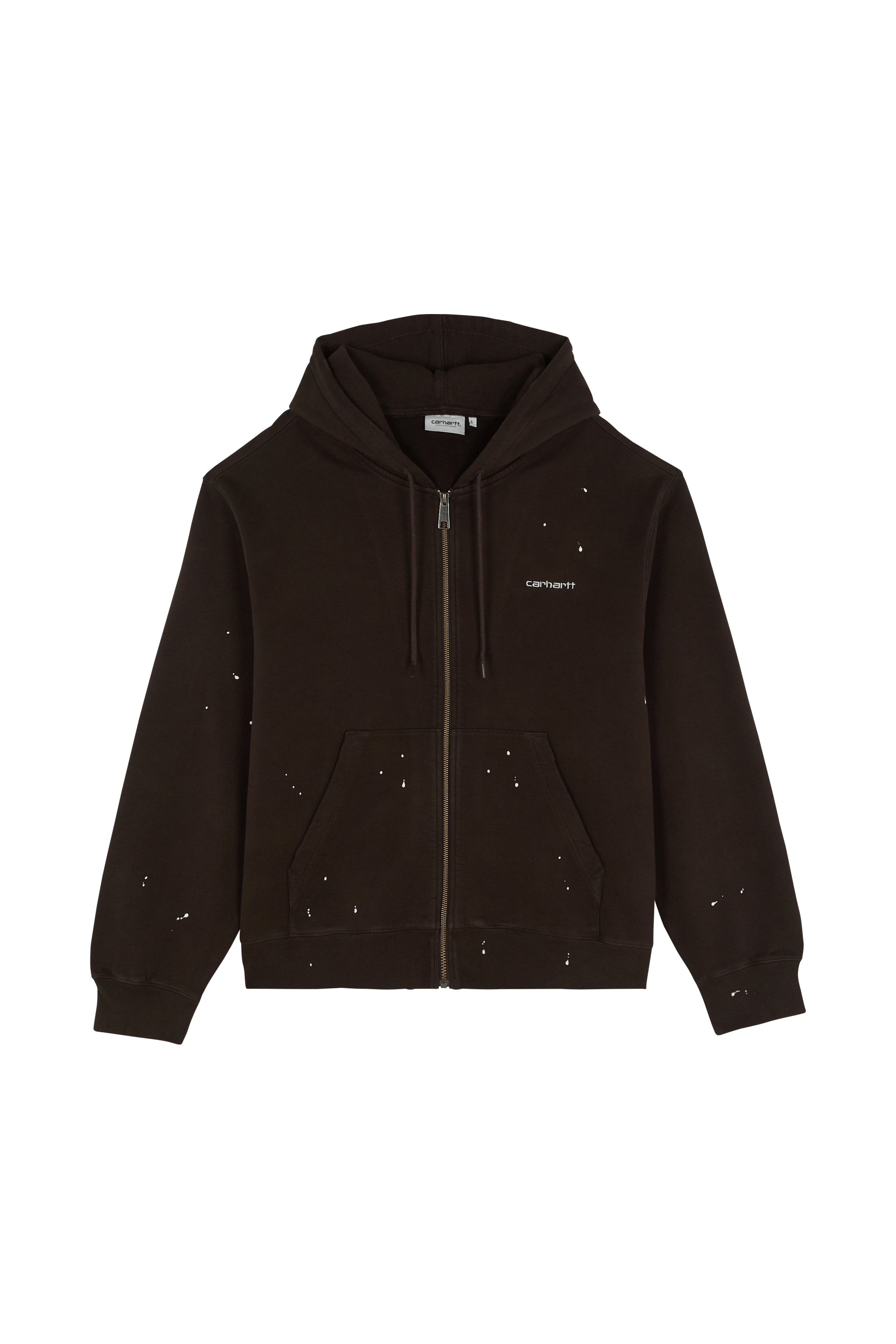 Sweat zippé HOODED PAINTER Tobacco