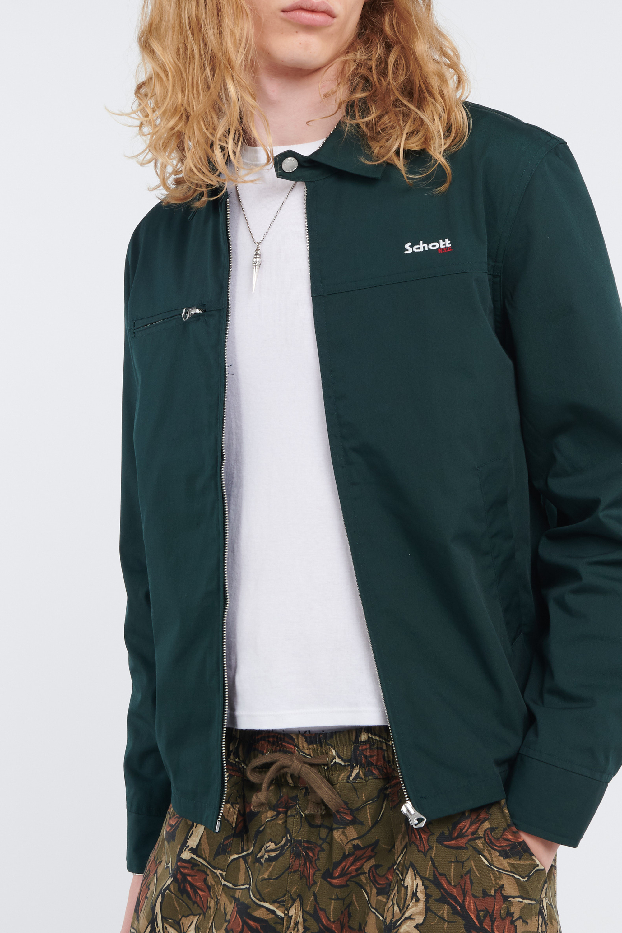 Jacket | Green SCHOTT Men