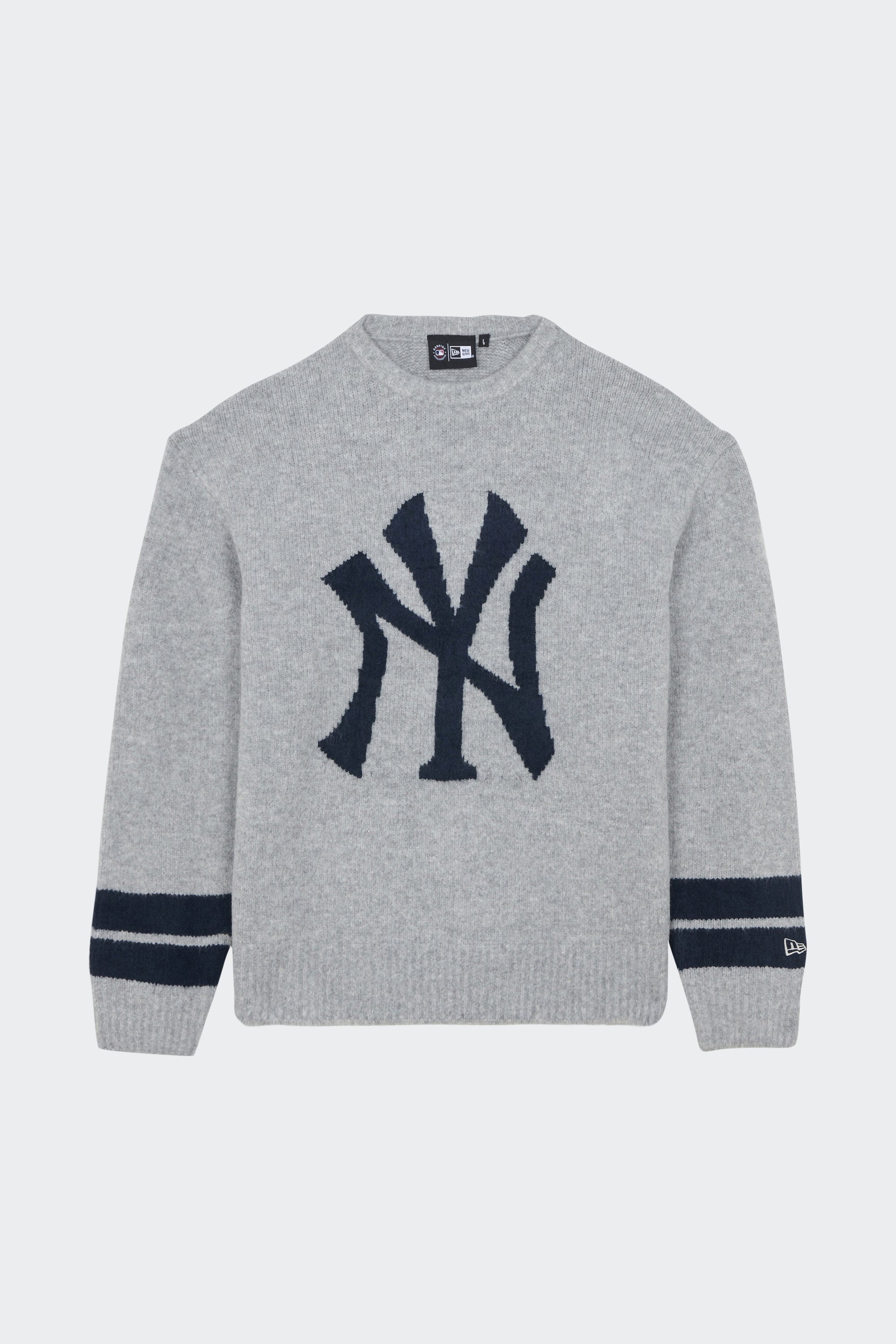 Pull Mlb knit taille sweater neyyan Gris New Era Library-urShops