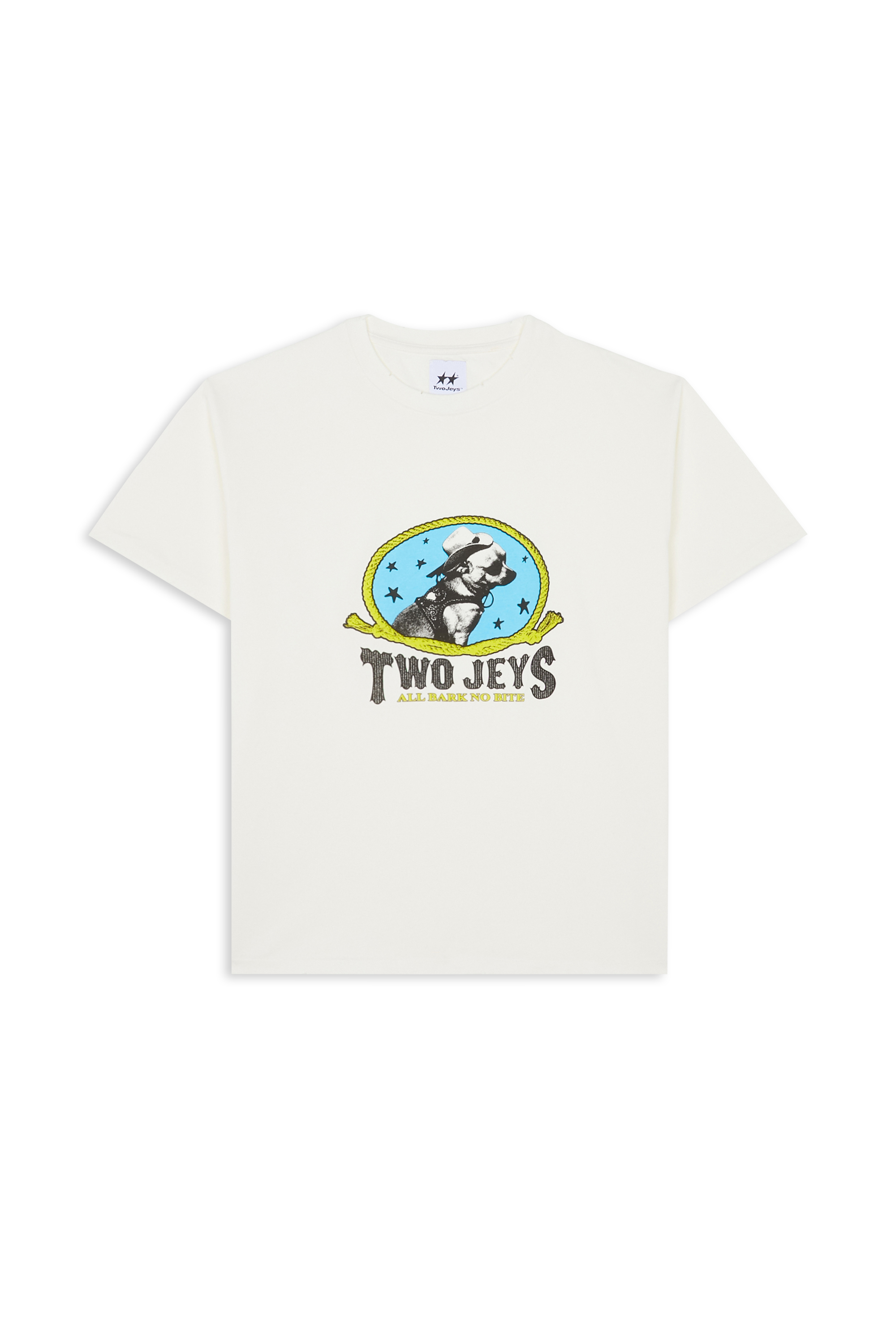 Regular-fit round-neck cotton T-shirt White