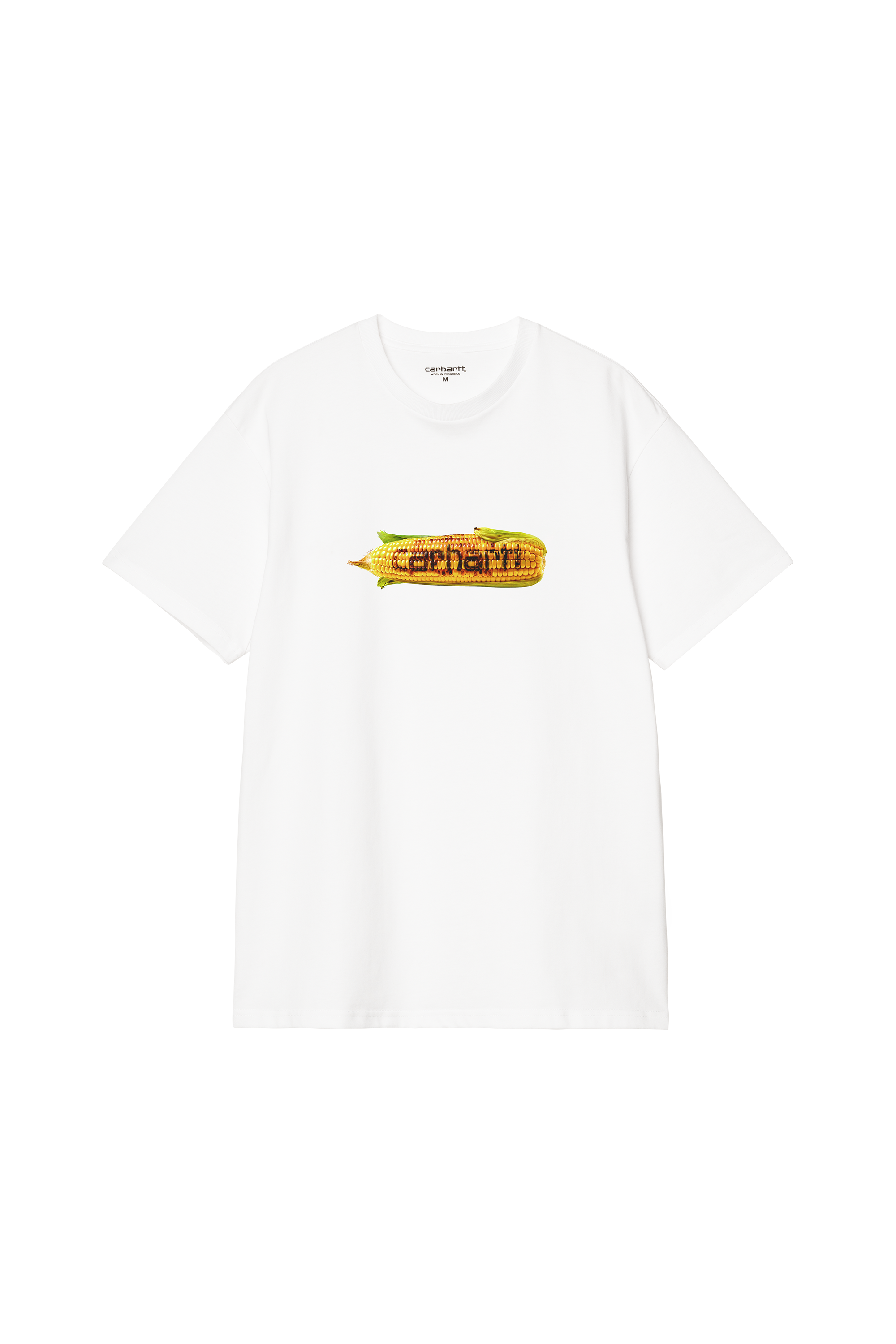 Regular-fit round-neck cotton T-shirt S/S Hot Cob T-Shirt White