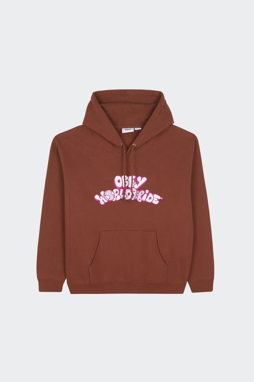 OBEY Hoodie Marron