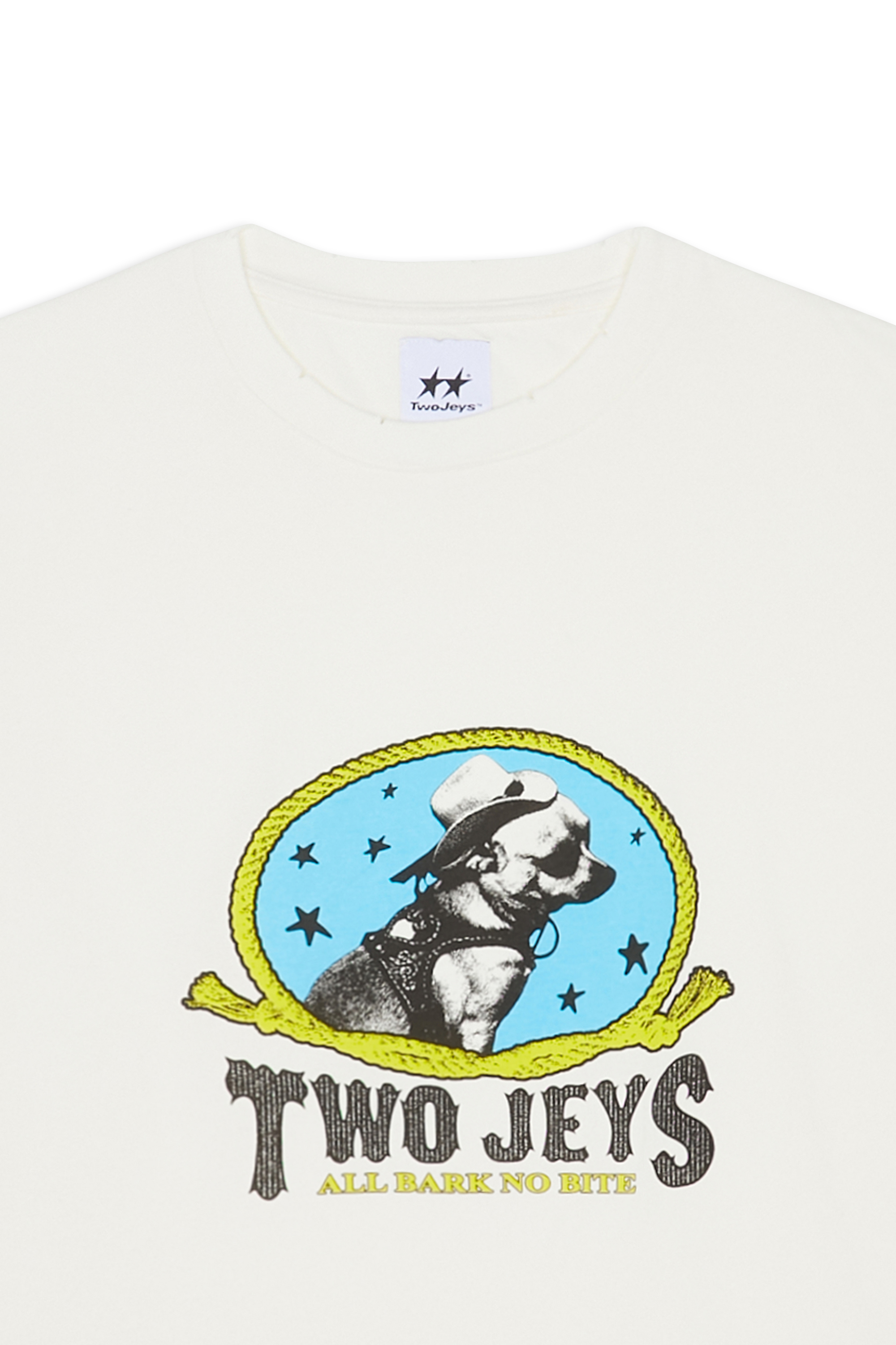 Regular-fit round-neck cotton T-shirt White