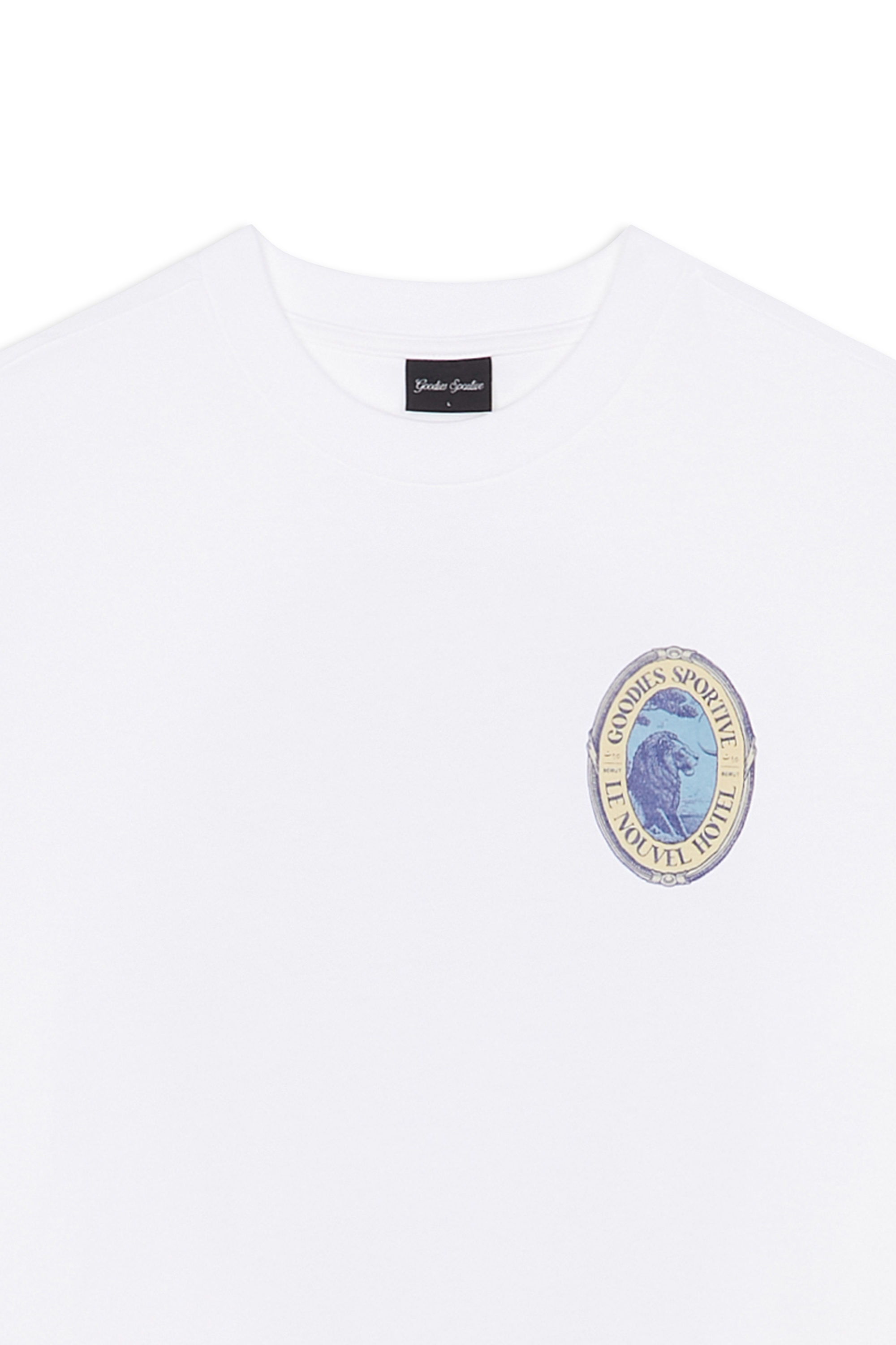 Regular-fit round-neck cotton T-shirt White