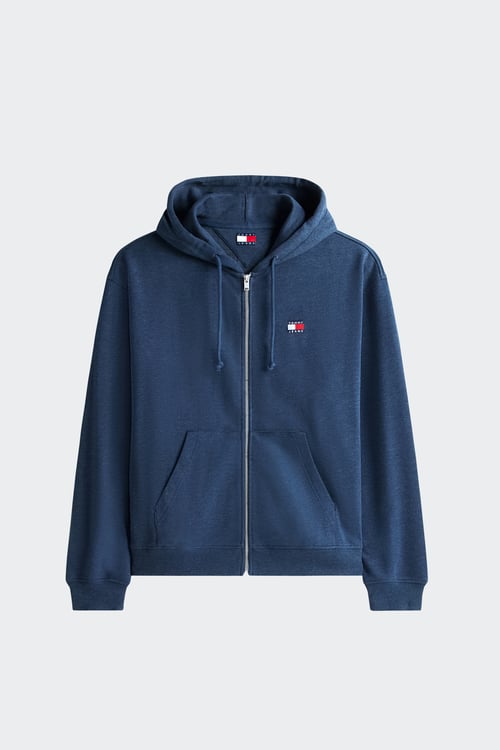 Hoodie zippé - Taille L Bleu