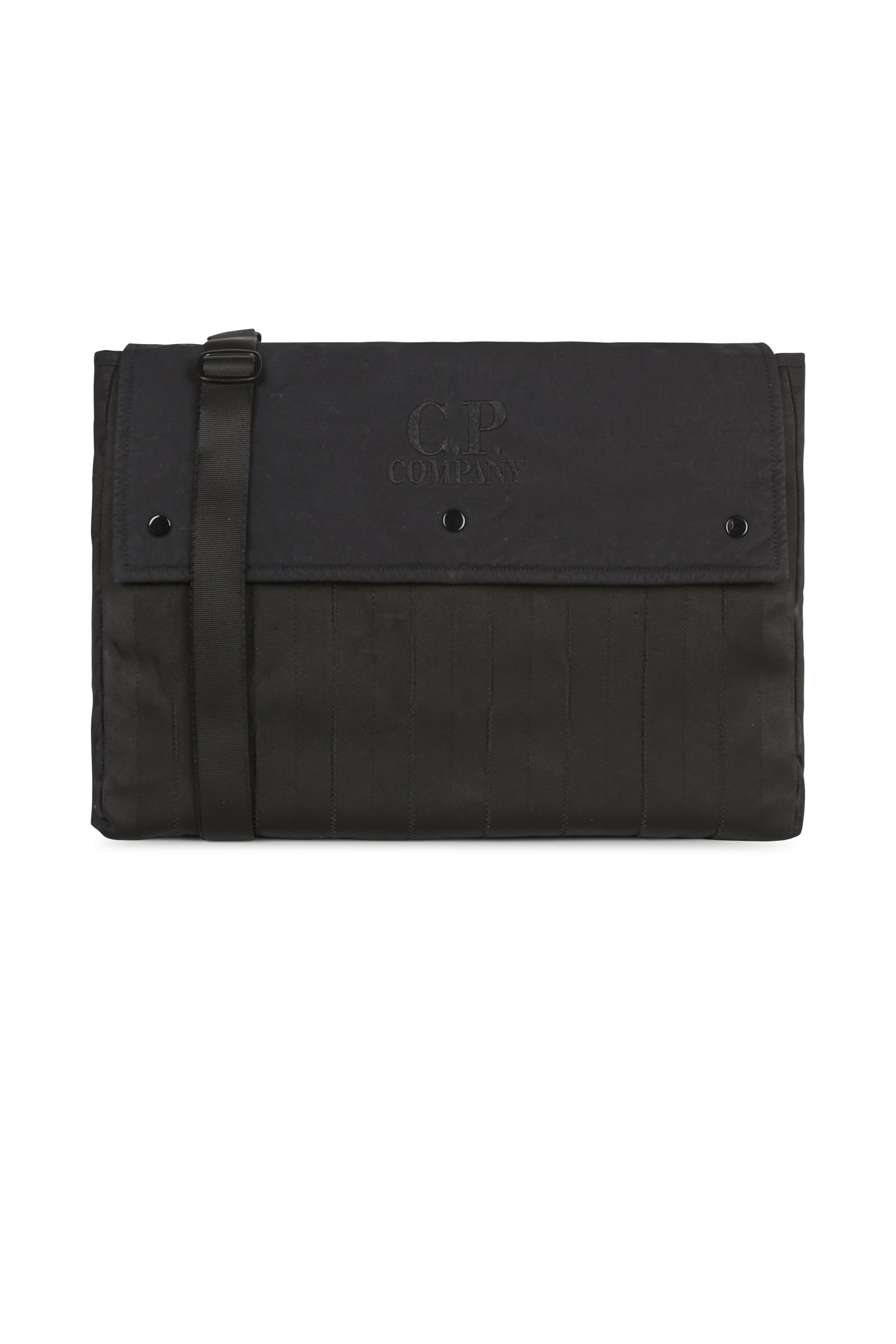 Sac bandoulière HERRINGBONE SHOULDER BAG Black