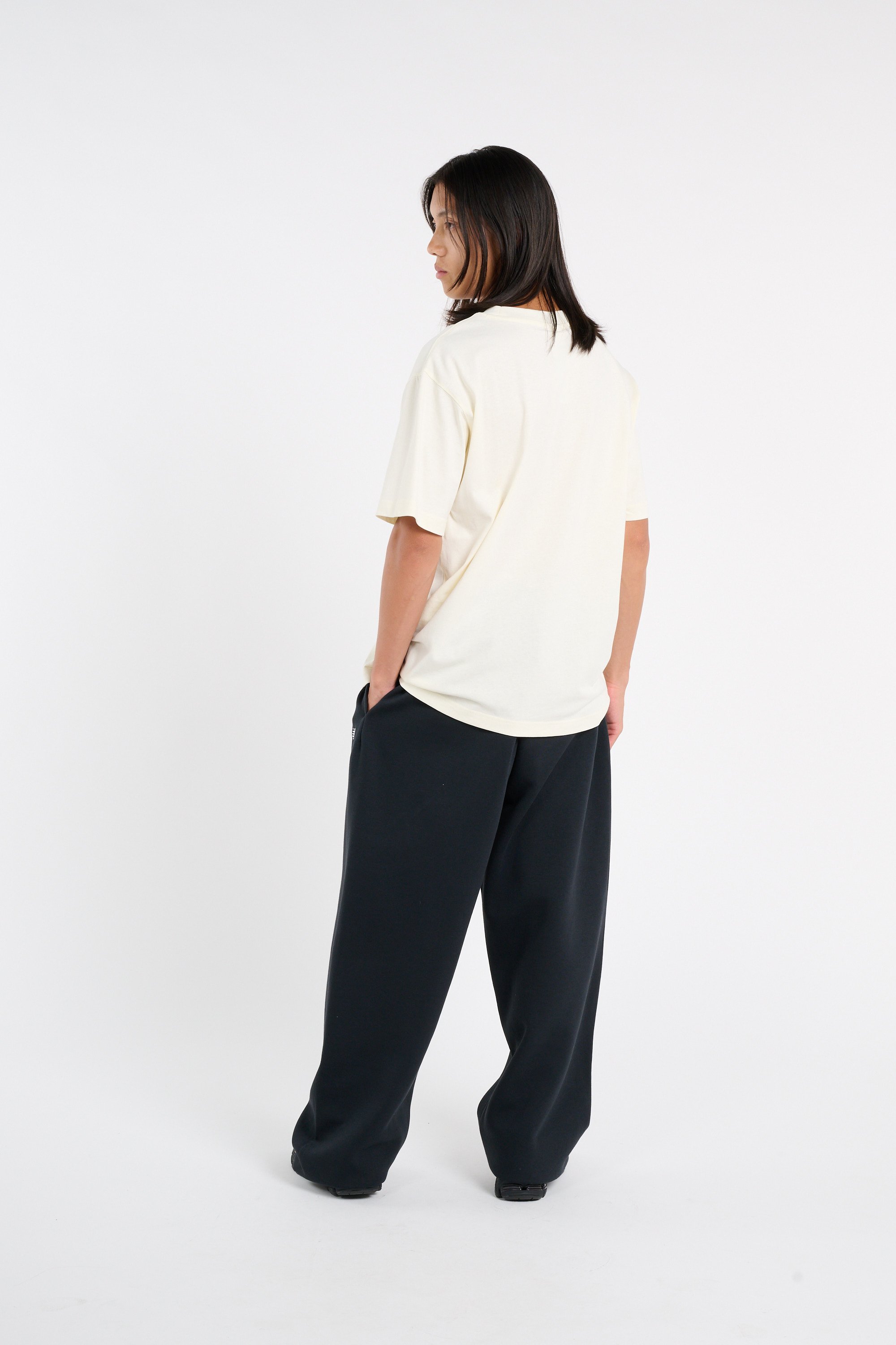 Regular-fit round-neck cotton T-shirt | Beige NEW BALANCE Men