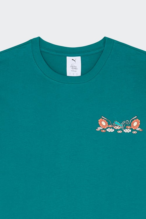 PUMA T-shirt Vert
