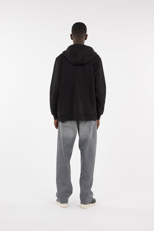 TOMMY JEANS Hoodie zippé Noir