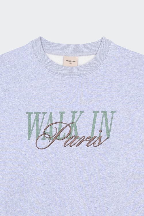 WALK IN PARIS Sweatshirt Gris