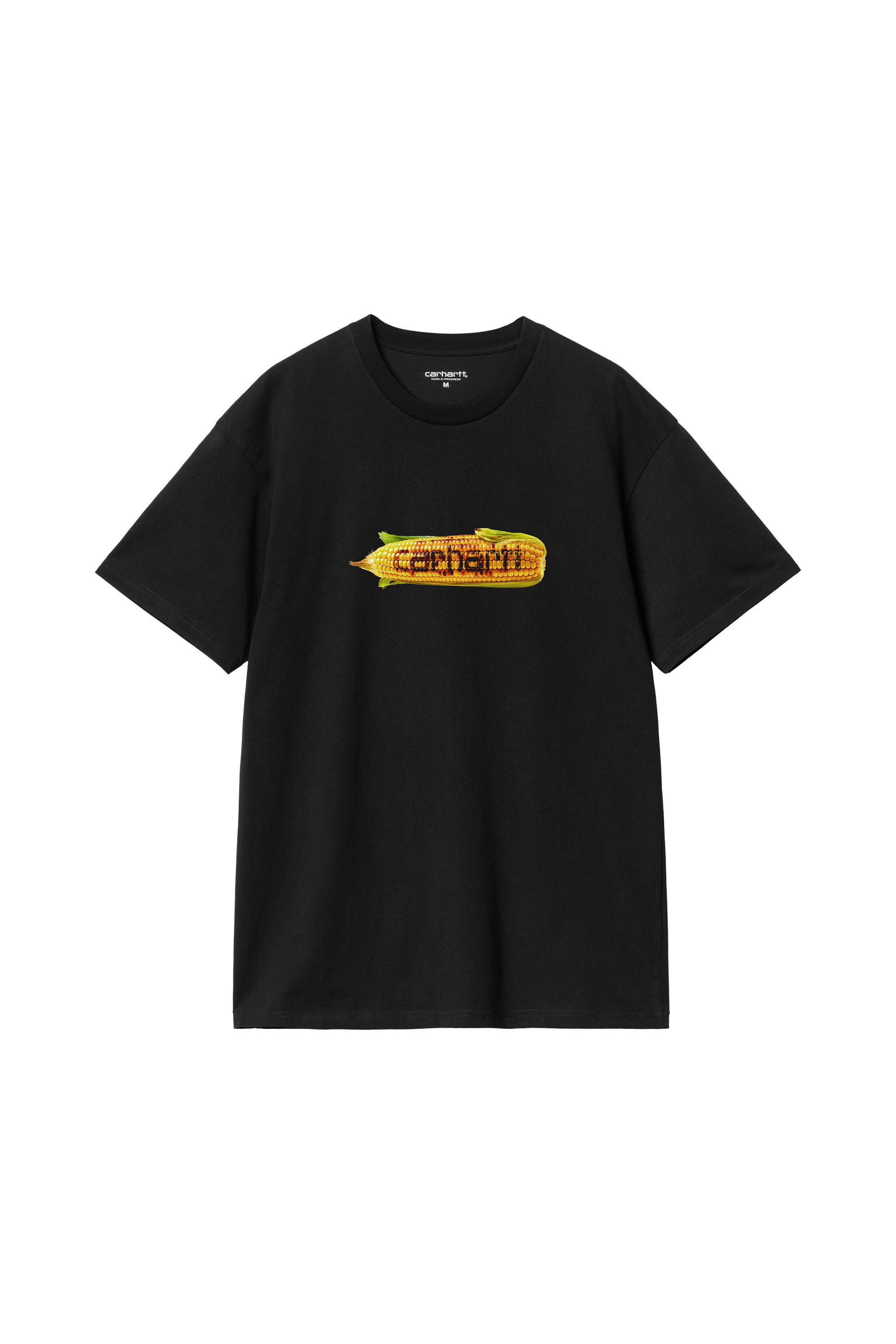 Regular-fit round-neck cotton T-shirt S/S Hot Cob T-Shirt Black