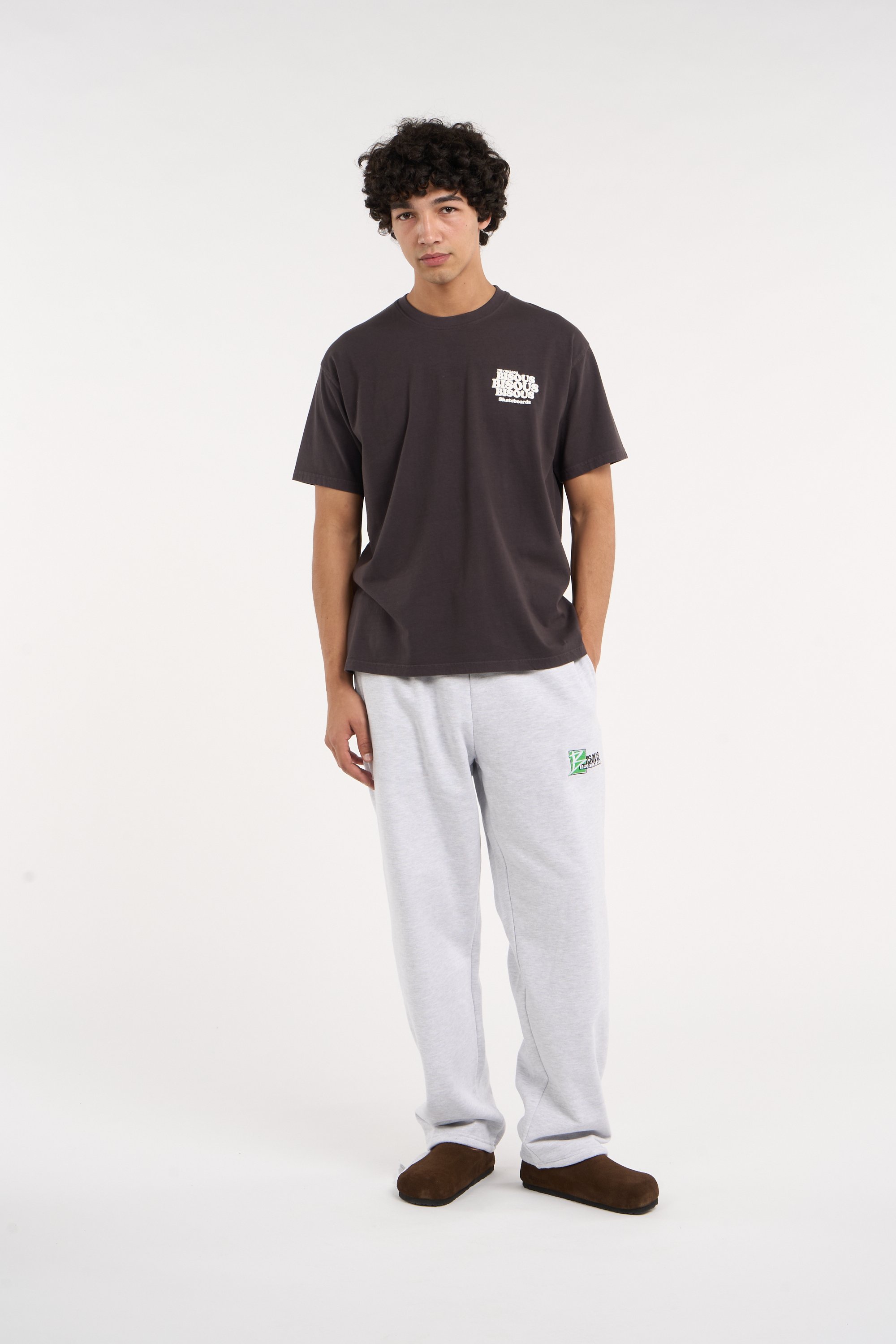 Men?s Storm 96 LO fabric and leather sneakers | Green ADIDAS Men