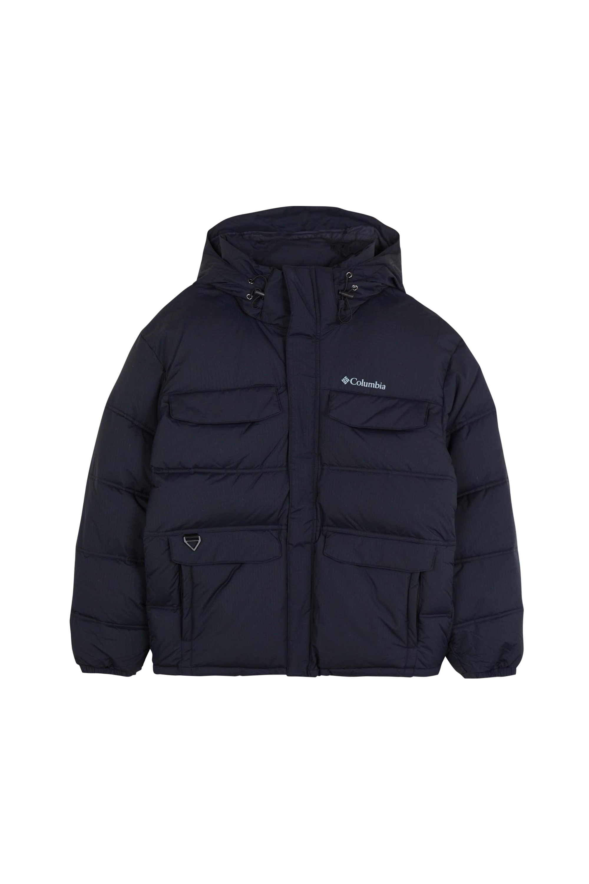 Lightweight quilted padded jacket with high neck Black