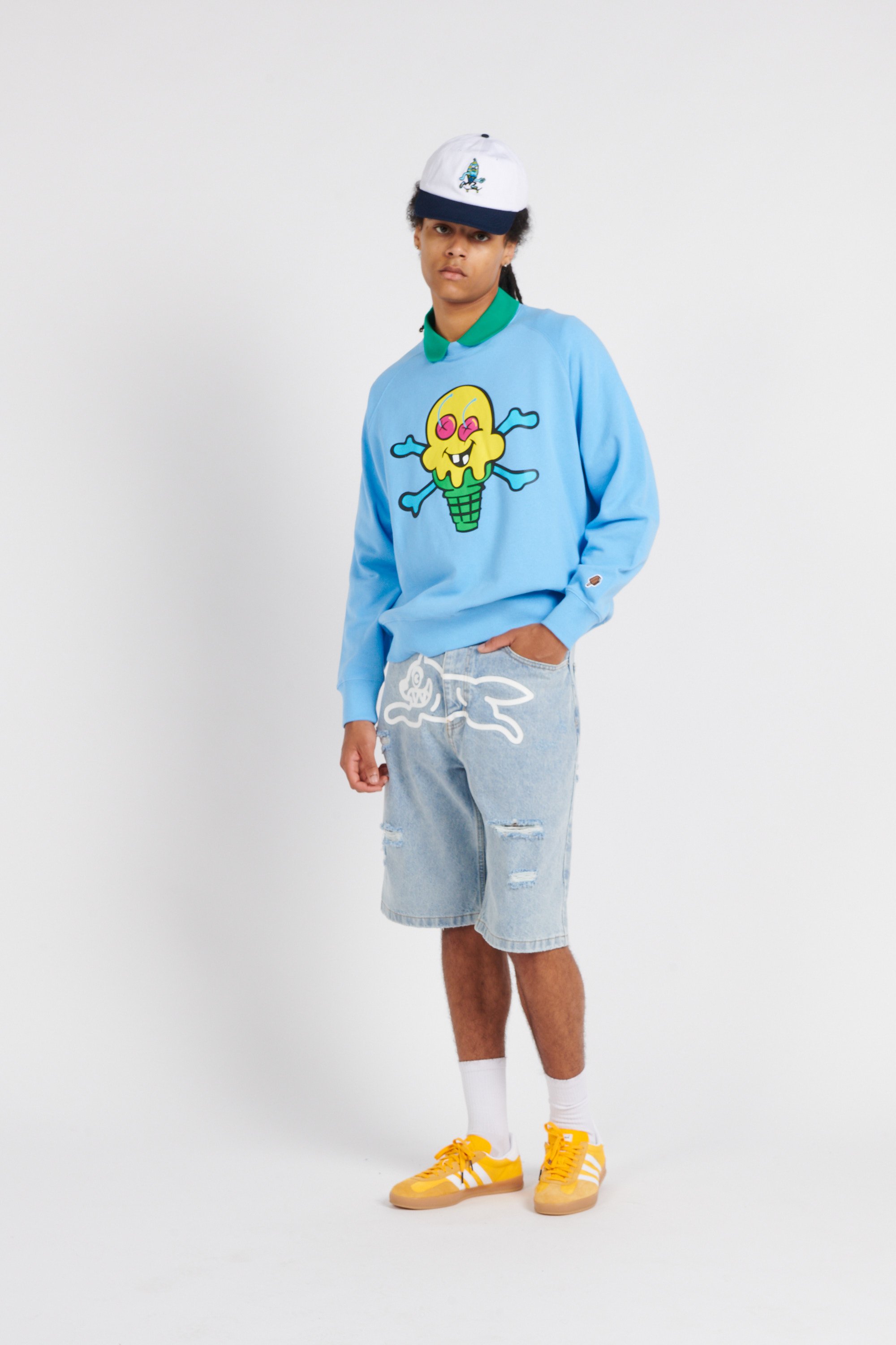 Sweatshirt ICE CREAM Bleu