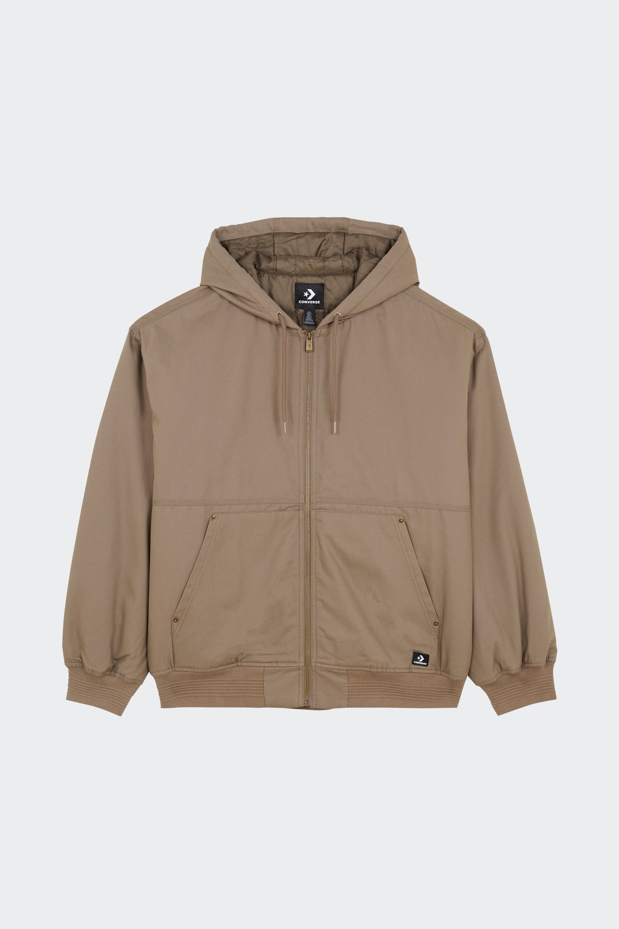 Jacket Insulated hoodie utility Brown Converse Men Citadium